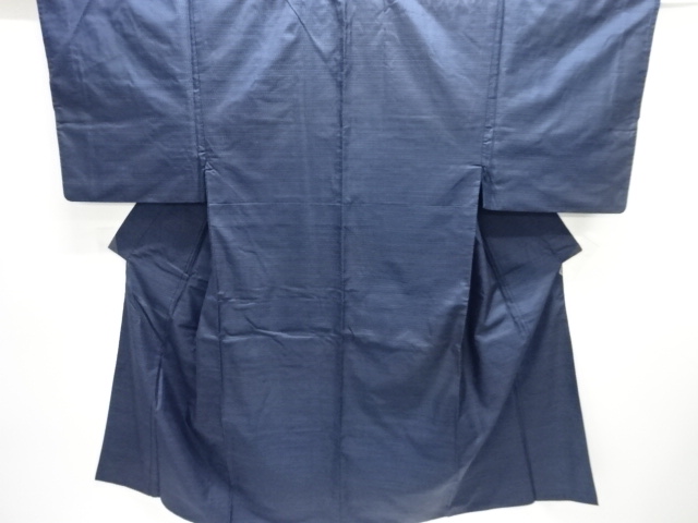 JAPANESE KIMONO / ANTIQUE MENS KIMONO ENSEMBLE / DORO OSHIMA TSUMUGI